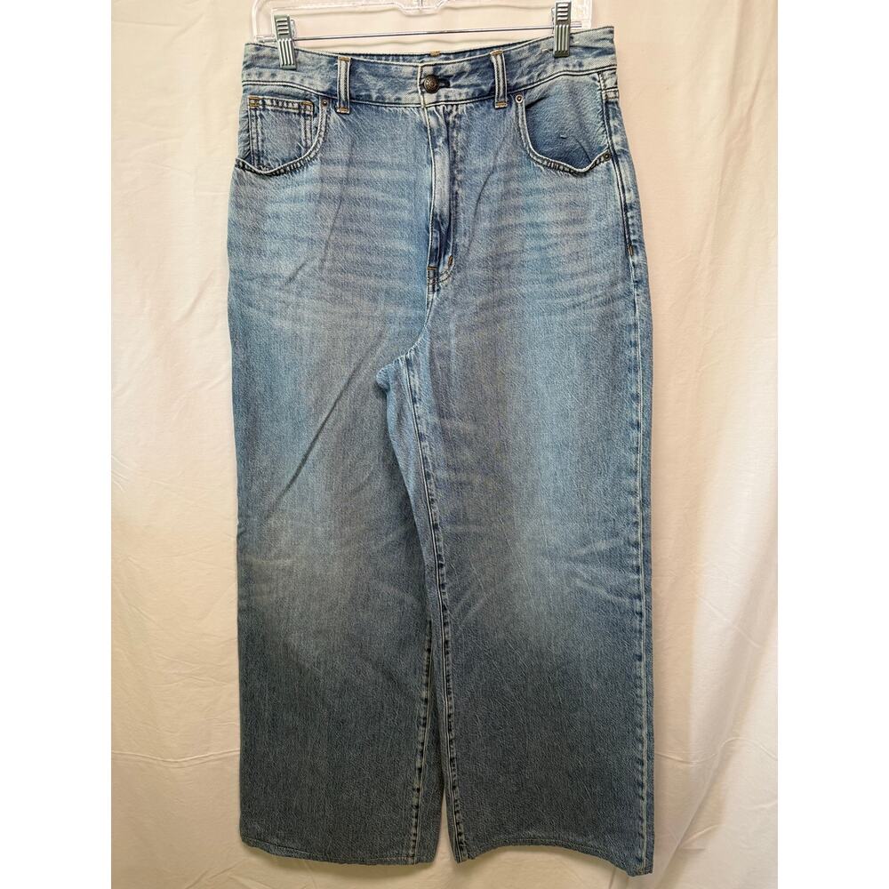 Madewell Curvy Superwide Leg High Rise Baggy Jeans, Size 29 Tall